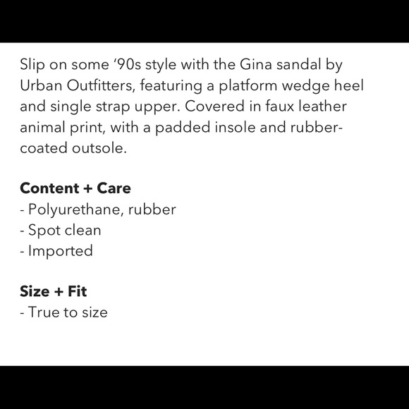 Free shipping,Urban outfitters platform sandals - Picture 3 of 5